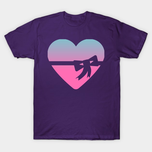 Packaged Heart T-Shirt by Courtney's Creations